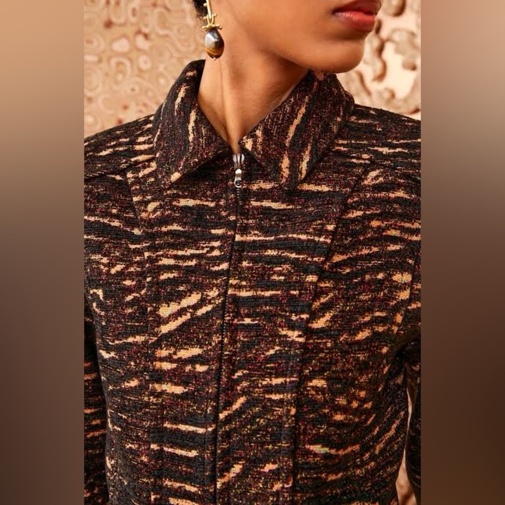 ULLA JOHNSON Adoni Jacket in Onyx, medium, LIKE NEW - Picture 2 of 10